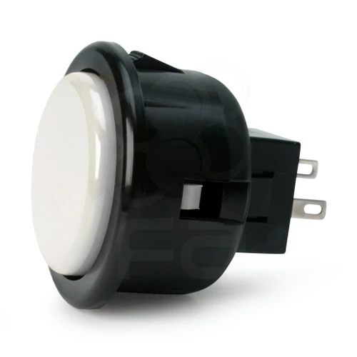 Seimitsu SEIMITSU-PS-14-G-W/K — Seimitsu PS-14-G Pushbutton White/Black