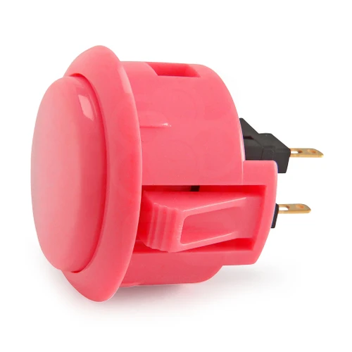 Sanwa Denshi SANWA-OBSF-30-P — Sanwa OBSF 30mm Pushbuttons Pink