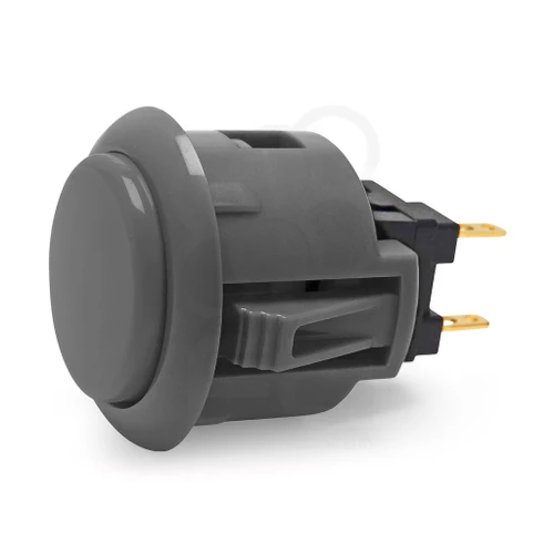 Sanwa Denshi SANWA-OBSF-24-DH — Sanwa OBSF 24mm Pushbutton Dark Hai
