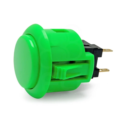 Sanwa Denshi SANWA-OBSF-24-G — Sanwa OBSF 24mm Pushbutton Green
