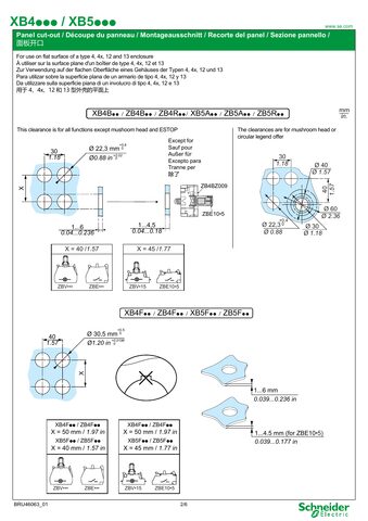 Instruction sheet — BRU46063_01 - XB4-XB5.pdf — page 2