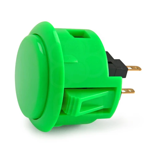 Sanwa Denshi SANWA-OBSF-30-G — Sanwa OBSF 30mm Pushbuttons Green