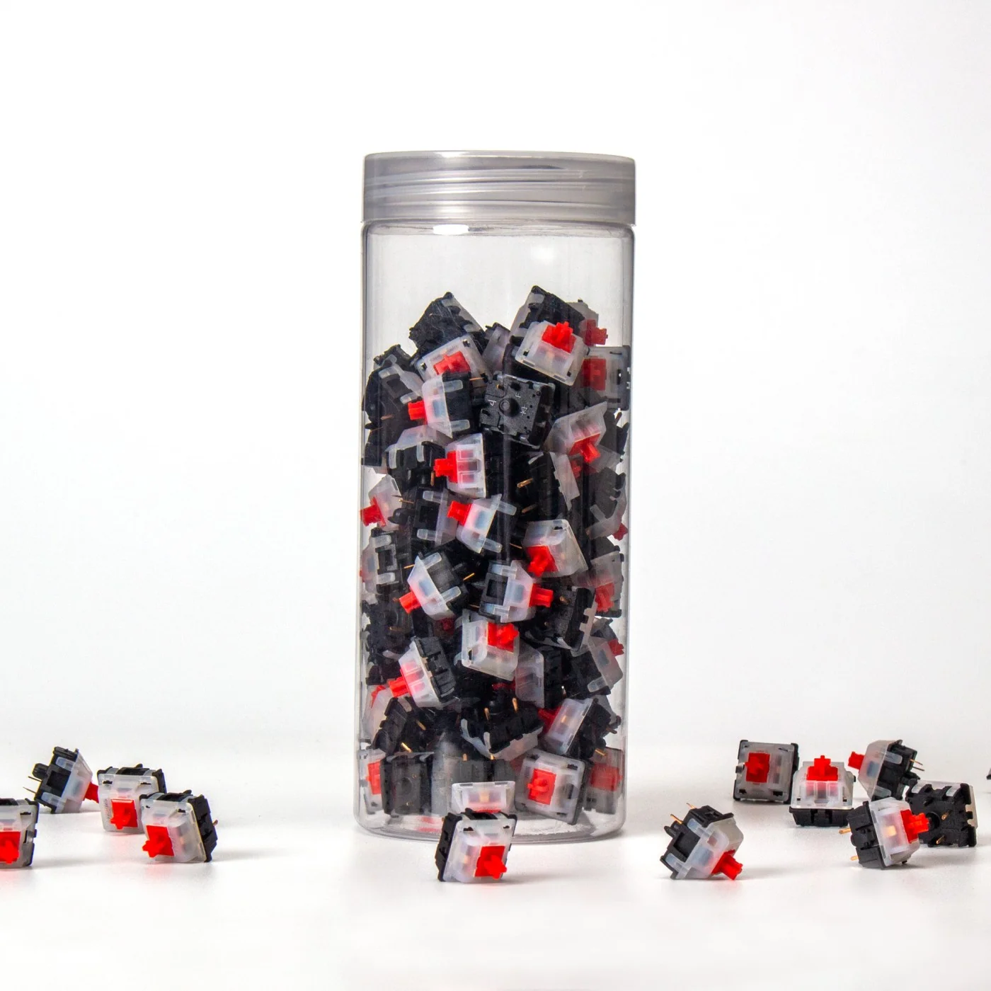 Gateron KS-3X47 MILKY TOP BLACK BOTTOM — Gateron KS-3X47 Milky Top Black Bottom Switch