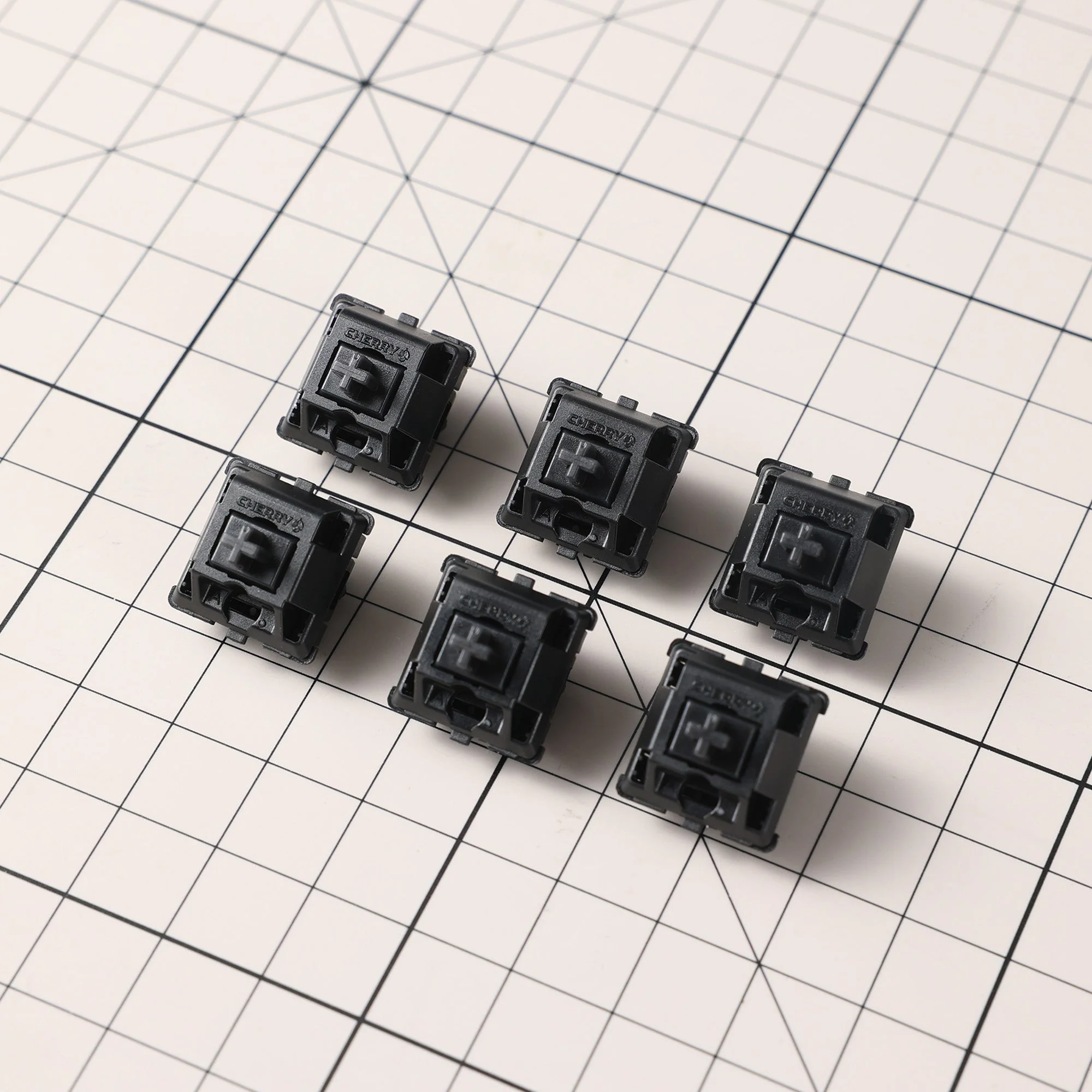 Cherry BLACK MX HYPERGLIDE LINEAR SWITCHES MX1A-11NW — Cherry Black MX Hyperglide linear switches MX1A-11NW
