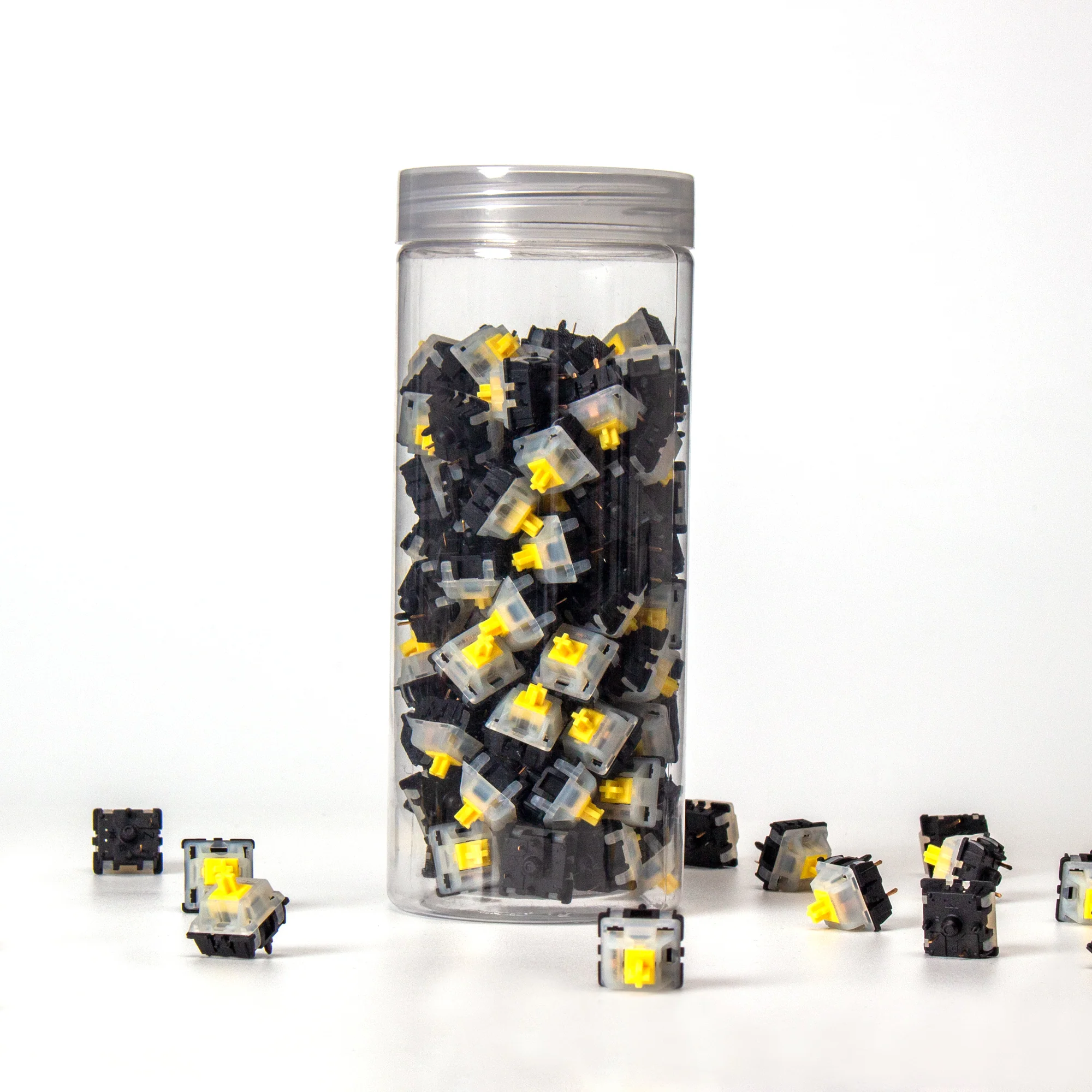Gateron KS-3X47 MILKY SWITCH SET(MILKY TOP BLACK BOTTOM) — Gateron KS-3X47 Milky Switch Set(Milky Top Black Bottom)