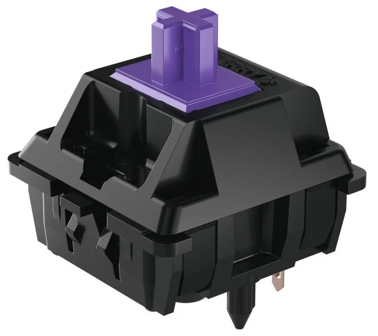 Cherry MX2A PURPLE 55G TACTILE PCB MOUNT SWITCH ( MX2A-V1NW ) — Cherry MX2A Purple 55g Tactile PCB Mount Switch ( MX2A-V1NW )