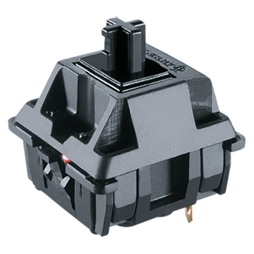 Cherry MX BLACK HYPERGLIDE 60G LINEAR PCB MOUNT SWITCH ( MX1A-11NW- — Cherry MX Black Hyperglide 60g Linear PCB Mount Switch ( MX1A-11NW-HG )