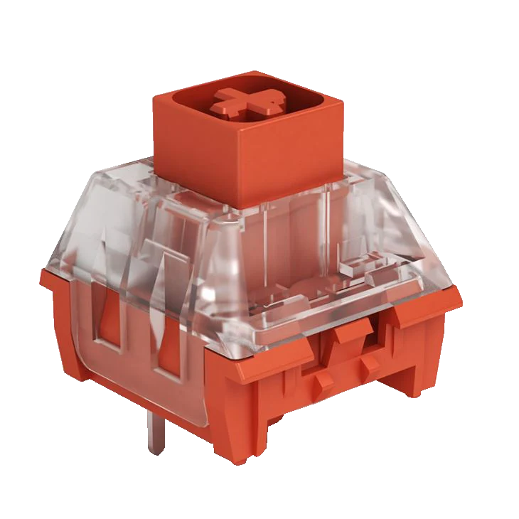 Kailh BOX CHINESE RED 45G LINEAR PLATE MOUNT — Kailh BOX Chinese Red 45g Linear Plate Mount Switch