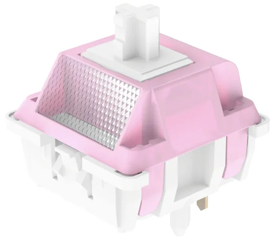 Durock WHITE LOTUS 46G TACTILE PCB MOUNT — Durock White Lotus 46g Tactile PCB Mount Switch