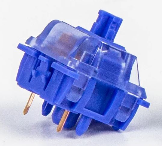 Gateron CJ DARK BLUE 50G LINEAR PCB MOUNT UNLUBED — Gateron CJ Dark Blue 50g Linear PCB Mount Unlubed Switch