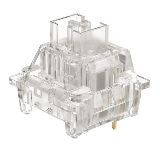 Akko CRYSTAL PRO 45G LINEAR PLATE MOUNT SWITCH 45 PACK — Akko Crystal Pro 45g Linear Plate Mount Switch 45 Pack