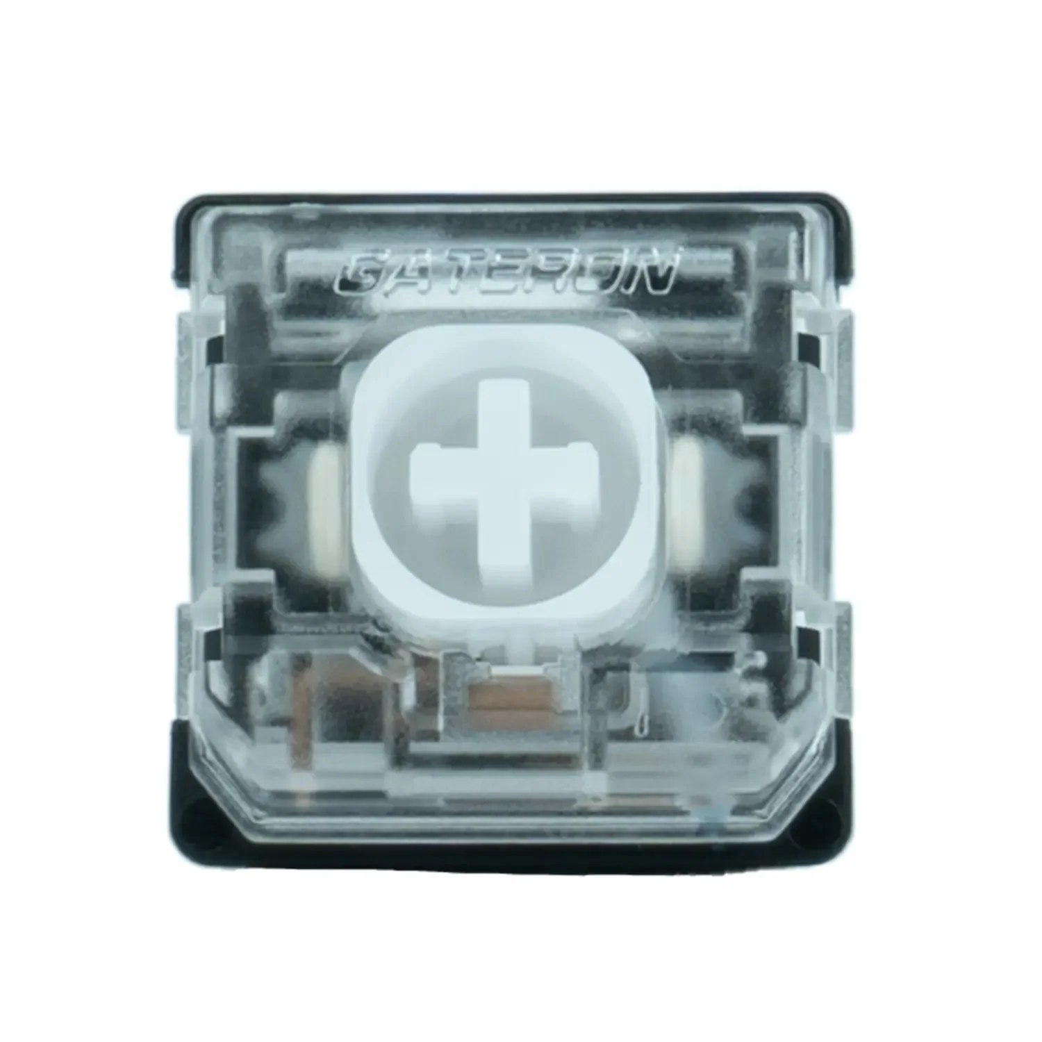 Gateron KS-33 LOW PROFILE WHITE SILENT 2.0 LINEAR 38G PLATE MOUNT — Gateron KS-33 Low Profile White Silent 2.0 Linear 38g Plate Mount Switch