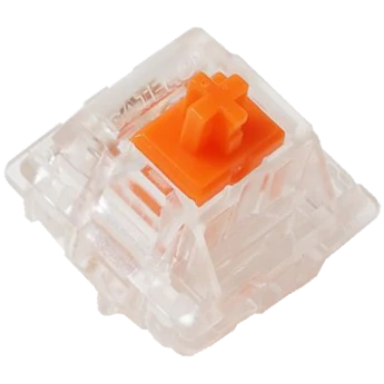 Zeal PC ORANGE HEALIO 63.5G SILENT LINEAR PCB MOUNT — Zeal PC Orange Healio 63.5g Silent Linear PCB Mount Switch