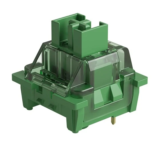 Akko MATCHA GREEN PRO 50G LINEAR PLATE MOUNT SWITCH 45 PACK — Akko Matcha Green Pro 50g Linear Plate Mount Switch 45 Pack