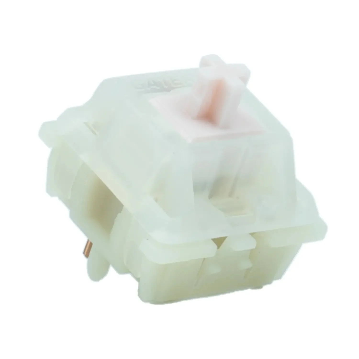 Gateron KS-3X1 MILKY PRO LINEAR SILENT PINK 45G PCB MOUNT — Gateron KS-3X1 Milky Pro Linear Silent Pink 45g PCB Mount Switch