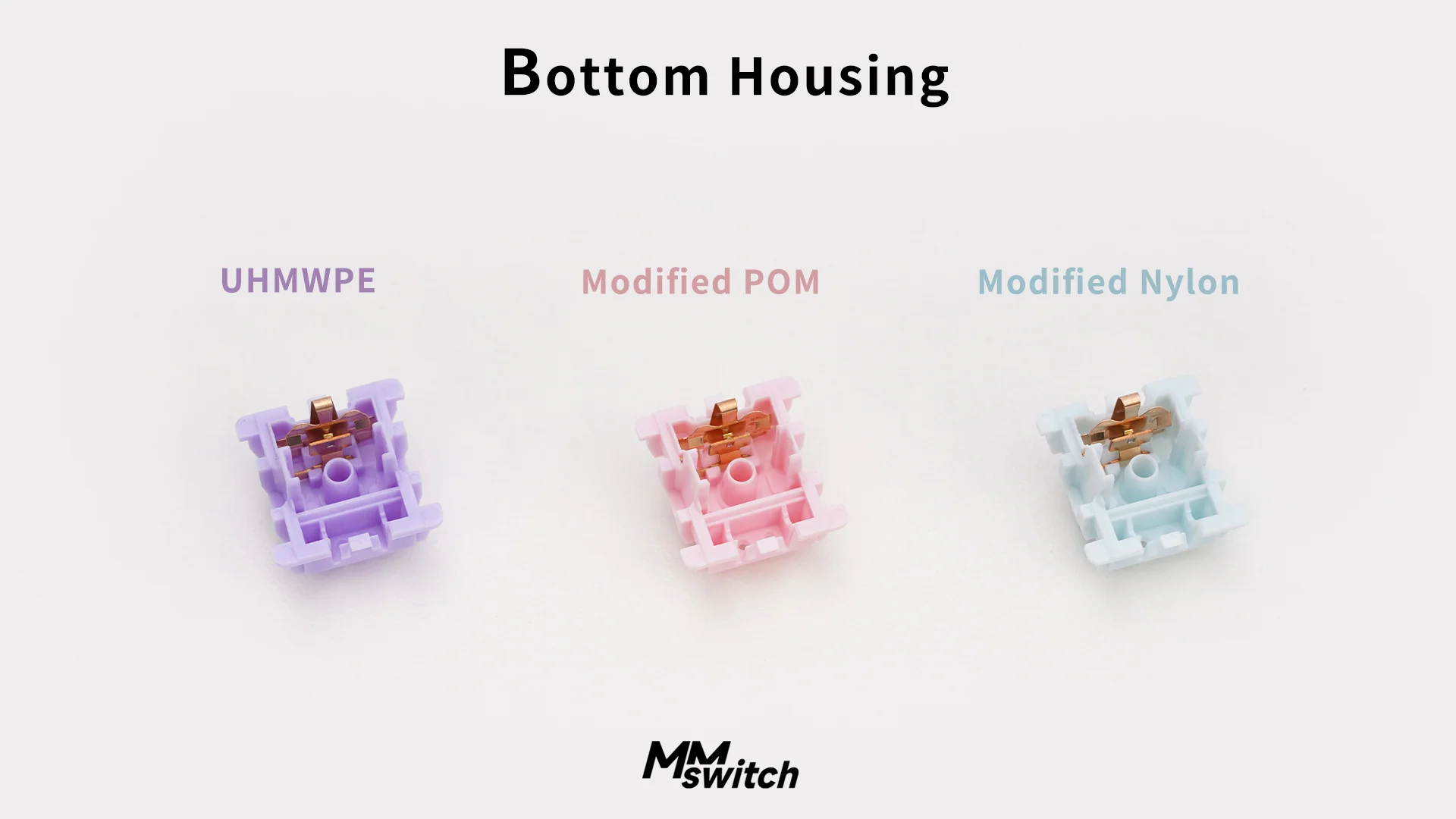 Wuque Studio MMSWITCH - PASTEL BOTTOM HOUSINGS — MMswitch - Pastel Bottom Housings