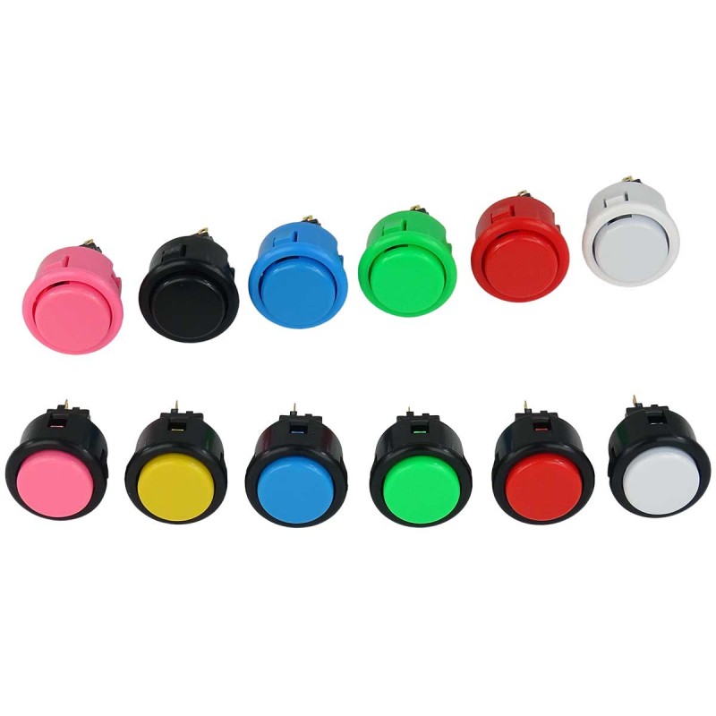 Seimitsu AX-386 — Seimitsu Seimitsu PS-14-D Japanese Arcade Push Button 24mm