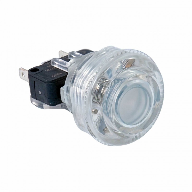IL AX-1292 — IL IL Arcade Jalisco Translucent WHITE Super Short Button PSL Industrias Lorenzo