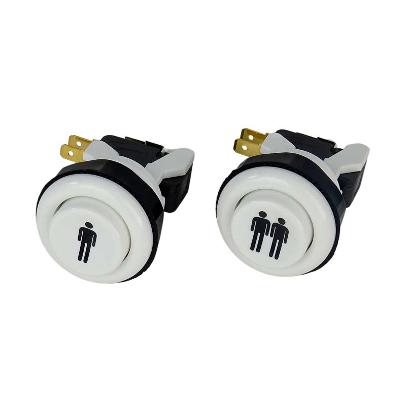 IL AX-910 — IL IL 1 & 2 player Arcade Super Short Button PSL-C Industrias Lorenzo